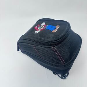 Nintendo 3DS DS Lite Super Mario Bros Mini Backpack Carry Case Black